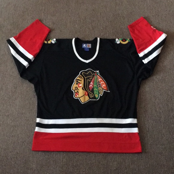 STARTER Other - Vintage Chicago Black Hawks Starter Jersey